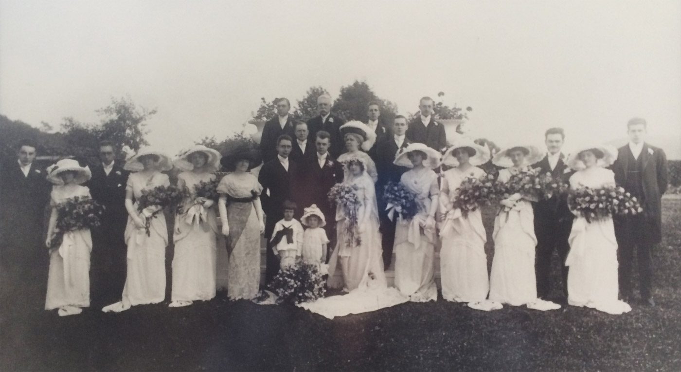 Parks/Rathmell wedding party photo