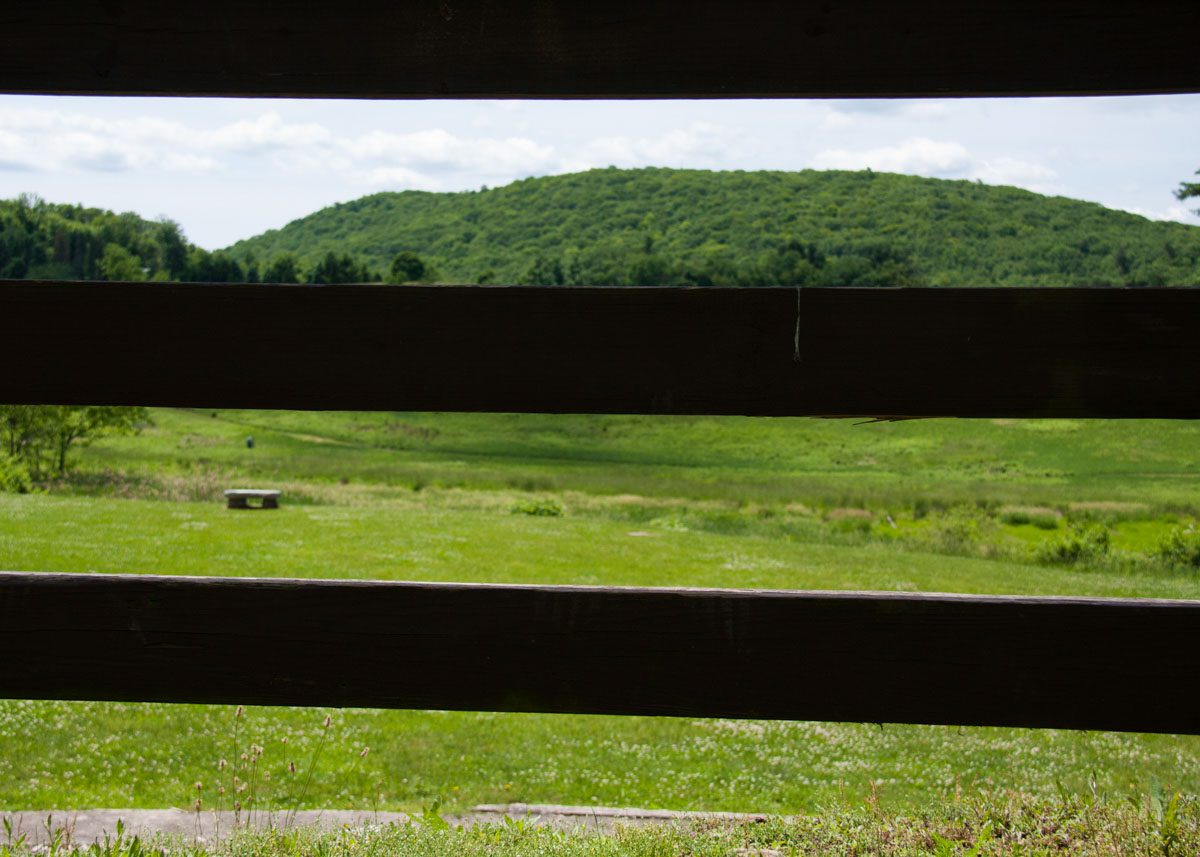 hayfields-through-red-barn-fence