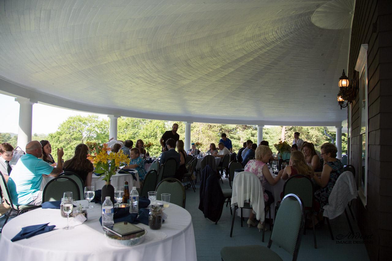 Guest Dining on the Veranda