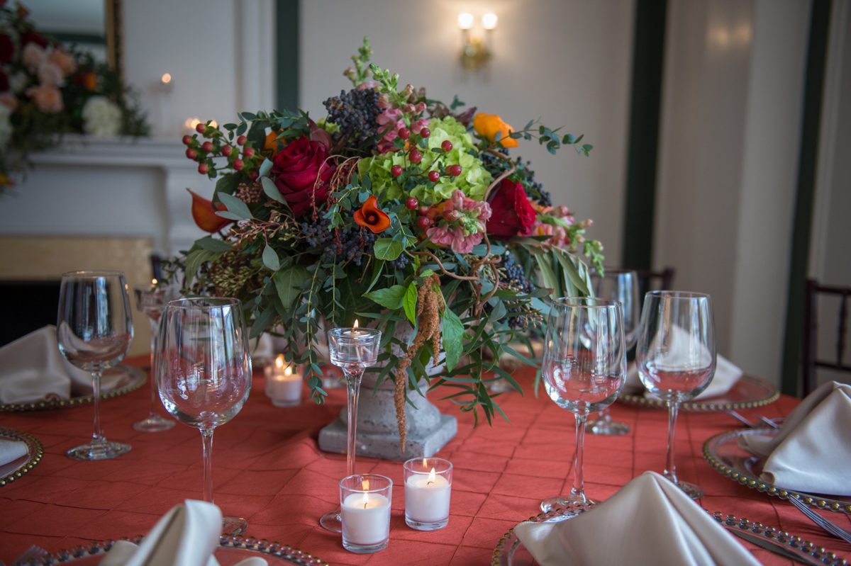 Autumn Table Arrangement